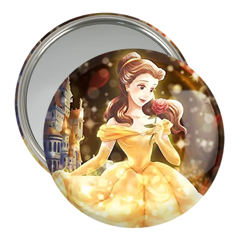 آینه جیبی خندالو مدل انیمیشن دیو  و دلبر Beauty And The Beast  کد 1783