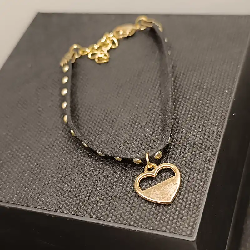 دستبند زنانه طرح قلب کد RKH_1696