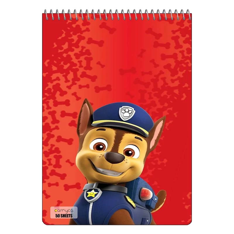 دفتر نقاشی 50 برگ سیمی کارنیکا طرح سگ های نگهبان paw patrol کد 79523
