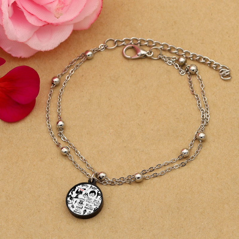 پابند زنانه ناکسیگو مدل شب تاب طرح هری پاتر کد LB7465