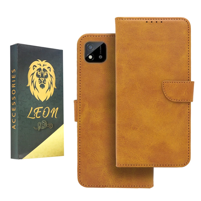 کیف کلاسوری لئون مدل Khoshi مناسب برای گوشی موبایل ریلمی C11 2021
