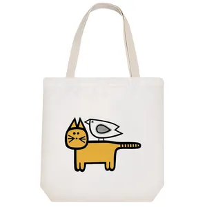 ساک خرید خندالو مدل گربه و کبوتر کد 8498