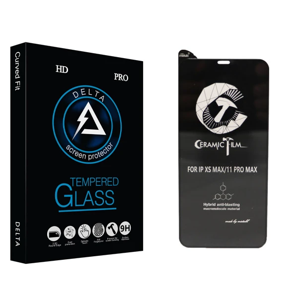 محافظ صفحه نمایش دلتا مدل Fit مناسب برای گوشی موبایل اپل IPhone 11 Pro Max