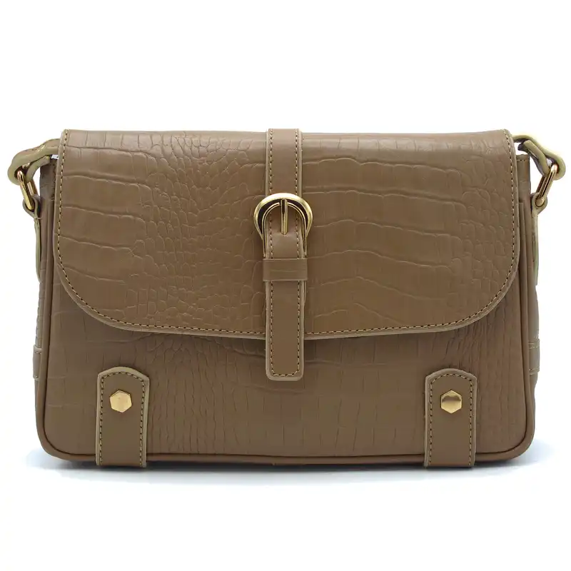 کیف رودوشی زنانه مدل چرم طبیعی کروکو MRS134