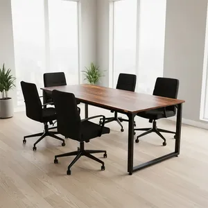 میز جلسه دیزم مدل مونتاژی TLD_asm_180×90_BRN