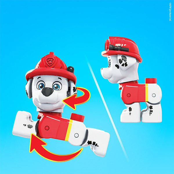 ساختنی مگابلاکس سری PAW Patrol مدل Marshall Marcus کد HDJ30