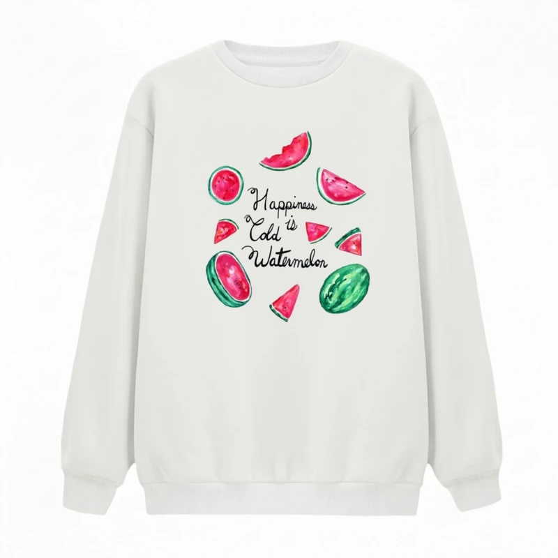 سویشرت زنانه مدل هندوانه یلدایی کد v11 