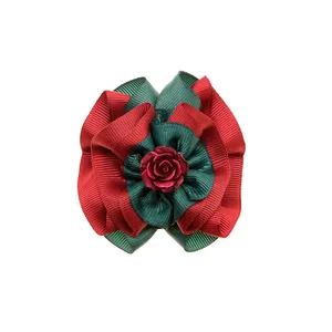 گیره مو زنانه دلنار گالری مدل یلدا و گل رز 