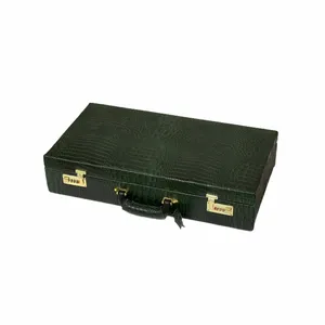 کیف شطرنج مدل چرم طبیعی کروکودیل 