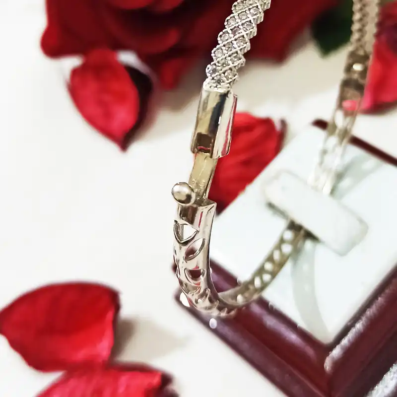 دستبند نقره زنانه مدل پرنس rzzde-0115