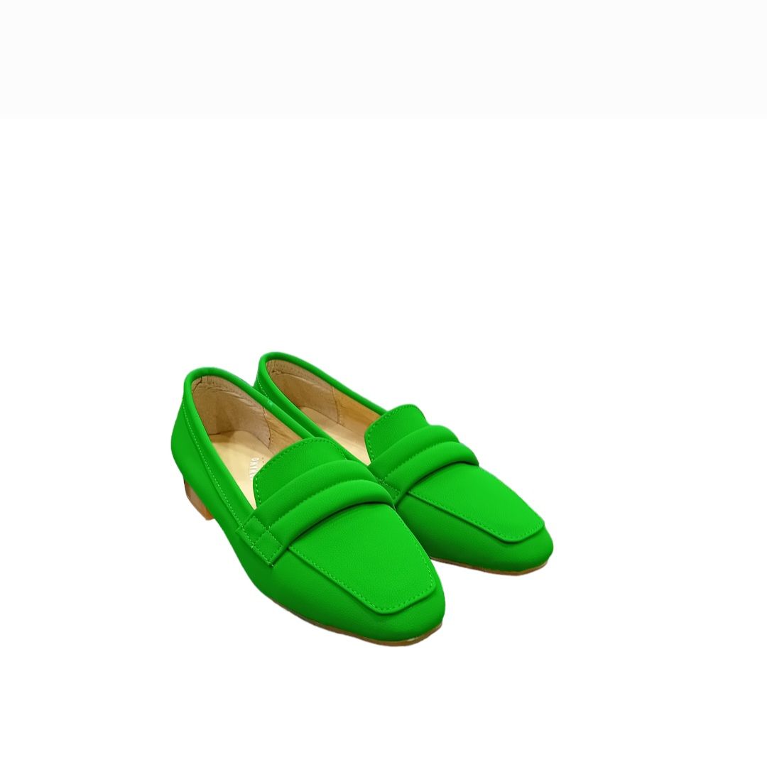 کفش زنانه مدل بالشتی رنگ سبز -  - 3