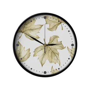 ساعت دیواری مدوپد طرح برگ پاییز مدل PAT00008