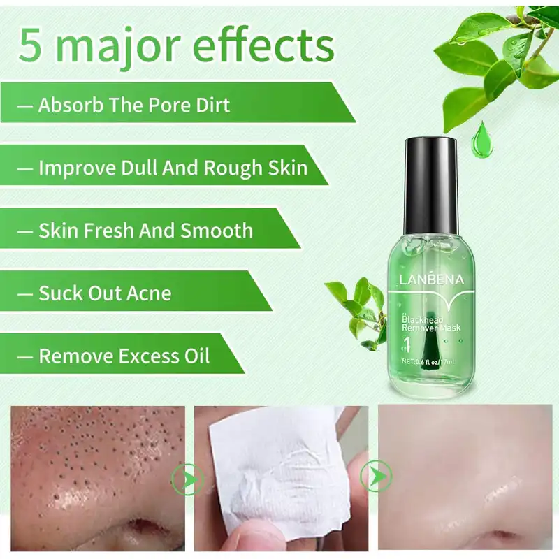 چسب‌ پاک کننده بینی لنبنا مدل چای سبز حجم 17 میلی لیتر