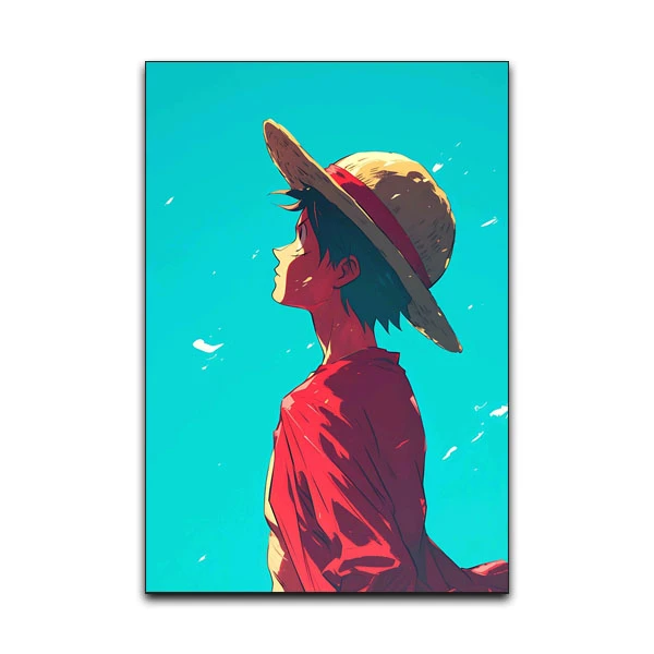 تابلو شاسی گوفی مدل لوفی انیمه وان پیس طرح One Piece Luffy کد UP44