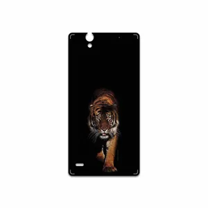 MAHOOT Wild Tiger Cover Sticker for Sony Xperia C4