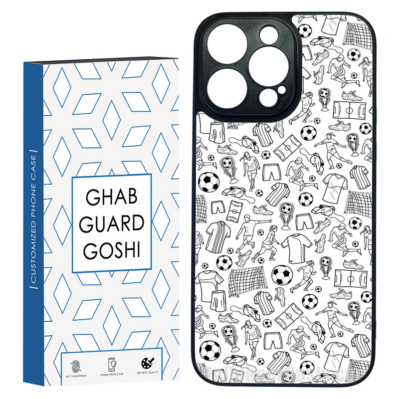 کاور قاب گارد گوشی طرح فوتبال کد TPU-118 مناسب برای گوشی موبایل اپل Iphone 14 PRO MAX