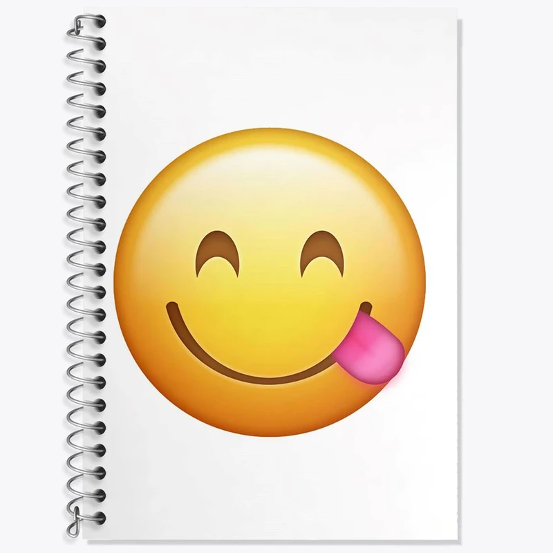 دفتر لغت 50 برگ خندالو مدل ایموجی کد 24675