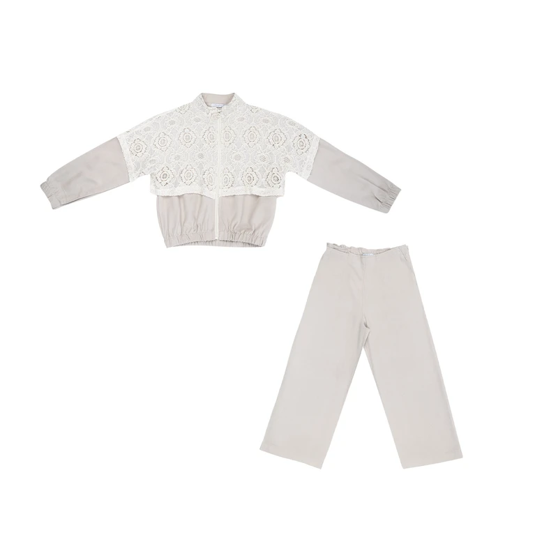 ست سویشرت و شلوار دخترانه فیورلا مدل لورآ کد 45004