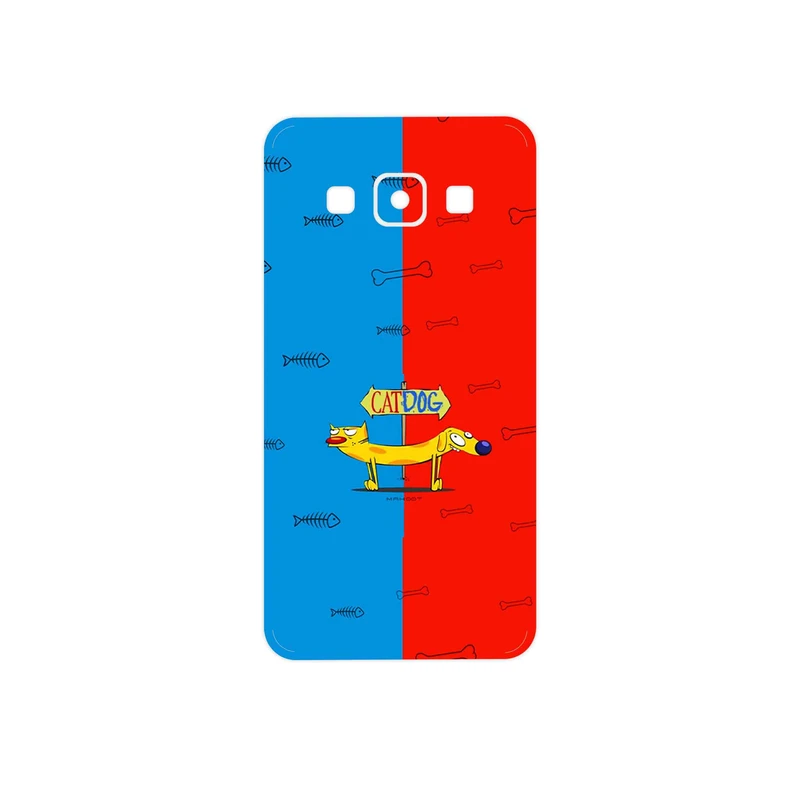برچسب پوششی ماهوت مدل CatDog مناسب برای گوشی موبایل سامسونگ Galaxy A3