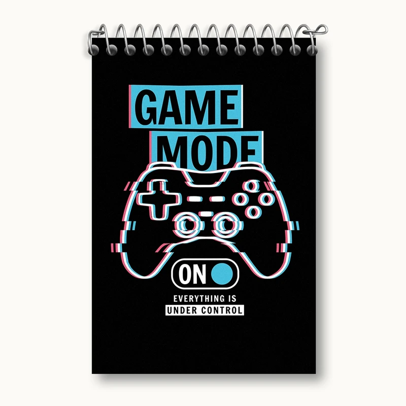 دفتر یادداشت 50 برگ خندالو مدل Game کد F2545