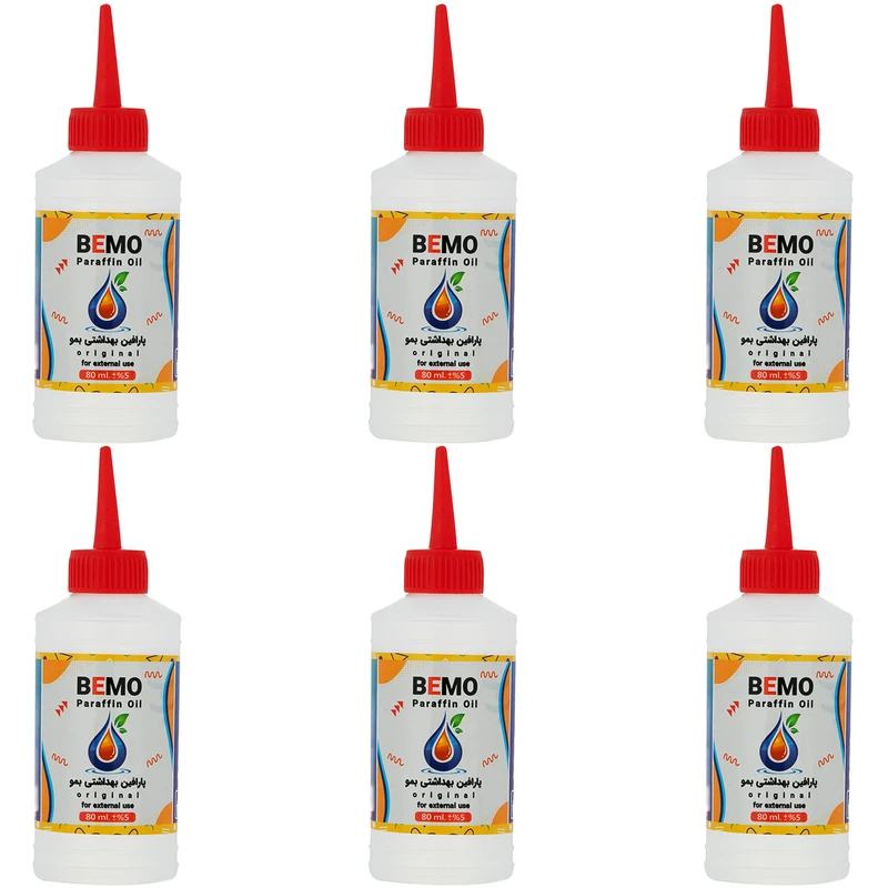 پارافین مایع بمو مدل B100 حجم 80 میلی لیتر بسته 6 عددی