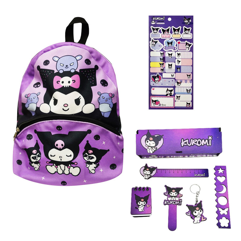 بسته لوازم تحریر مدل کورومی مجموعه 8 عددی