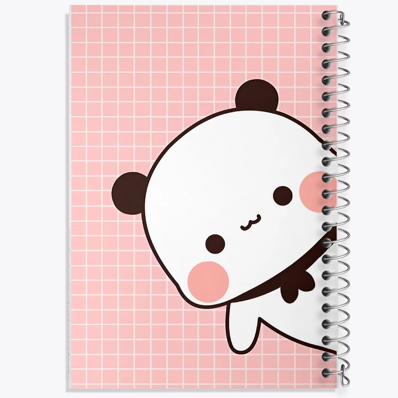 دفتر شطرنجی 50 برگ خندالو طرح خرس کیوت کد N5248