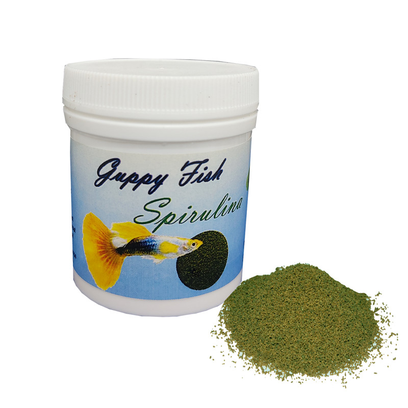 غذای ماهی گوپی مدل Spirulina & Color وزن 100 گرم بسته دو عددی