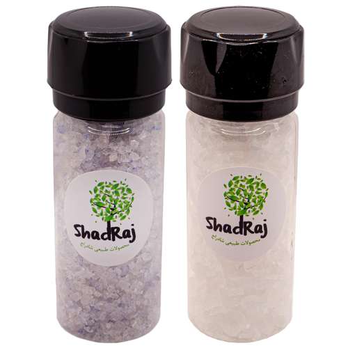 نمک آبی و دل نمک کریستال شادراج - 160 گرم بسته 2 عددی