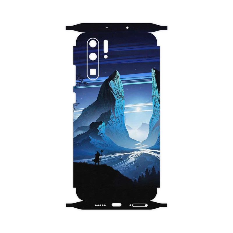 برچسب پوششی ماهوت مدل Blue Mountains Digital Art-FullSkin مناسب برای گوشی موبایل هوآوی P30 Pro