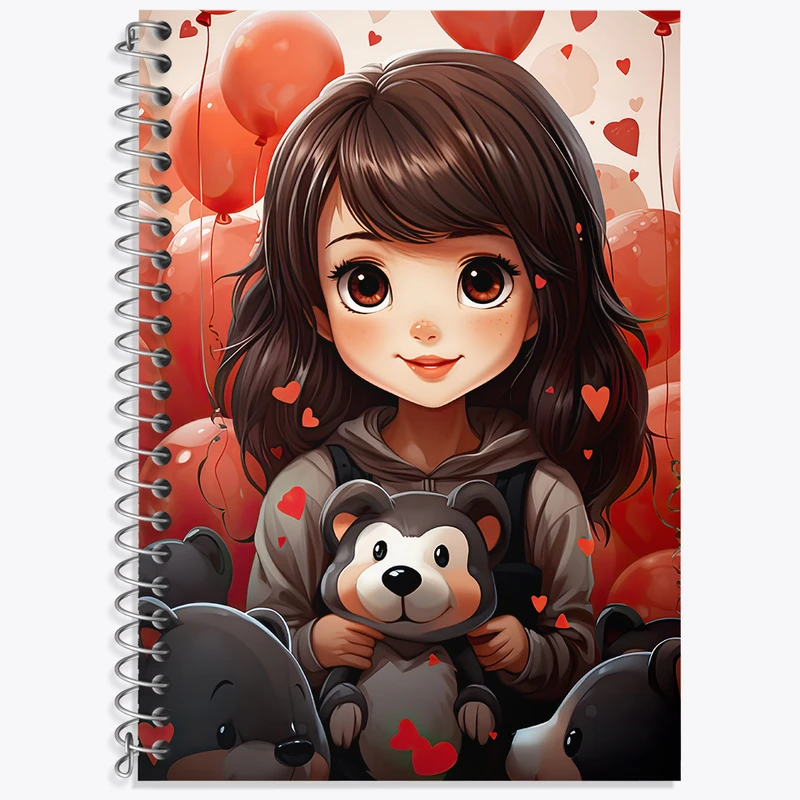 دفتر نت موسیقی 50 برگ خندالو طرح دخترانه کیوت کد N4139