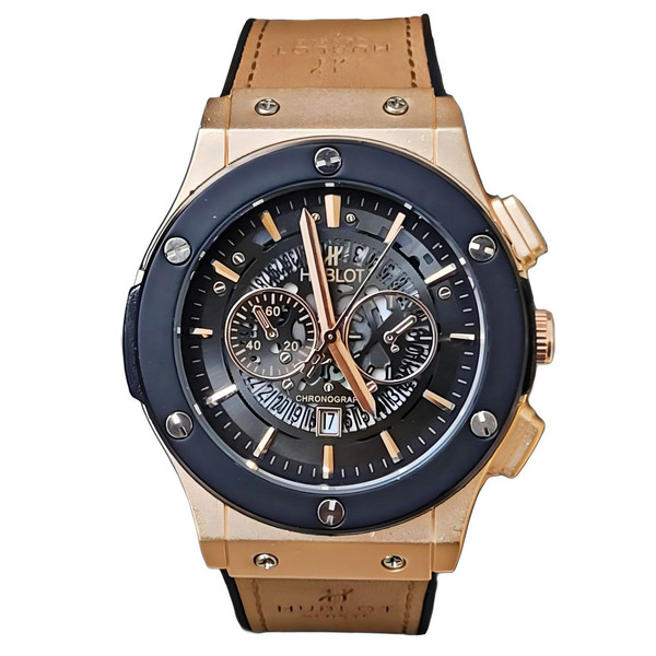 ساعت مچی عقربهای مردانه مدل اسکلتون رینگدار grroz