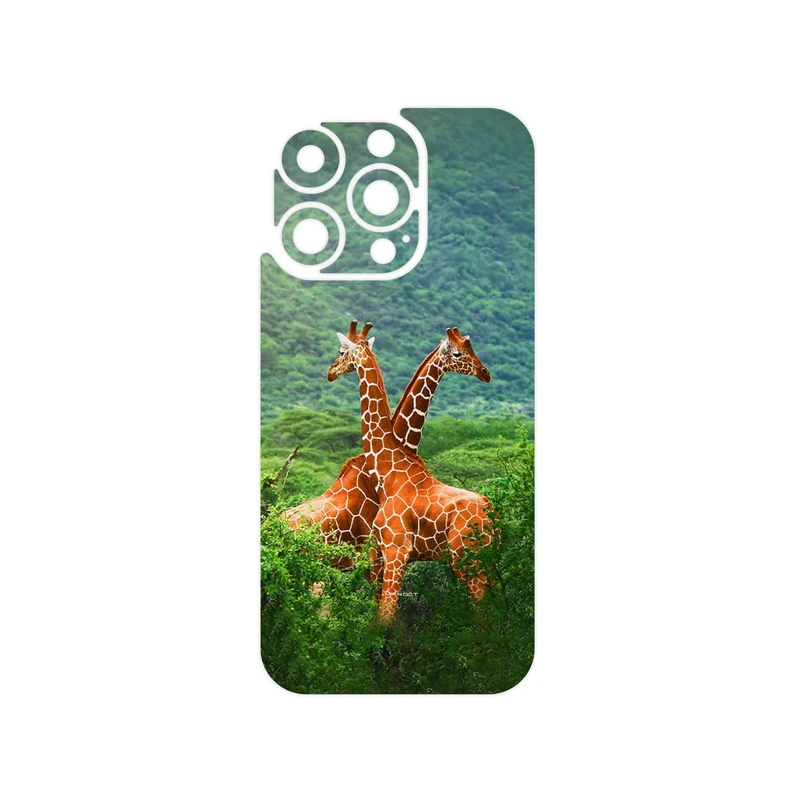 برچسب پوششی ماهوت مدل Giraffe مناسب برای گوشی موبایل اپل iPhone 16 Pro