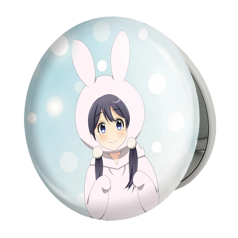 آینه جیبی خندالو طرح کیتاشیراکاوا تاماکو انیمه فروشگاه تاماکو Tamako Market مدل تاشو کد 22522 