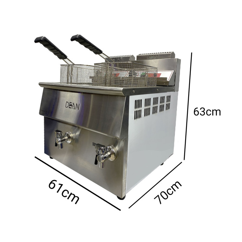 سرخ کن مدل صنعتی کد QLX 17 گنجایش 17+17