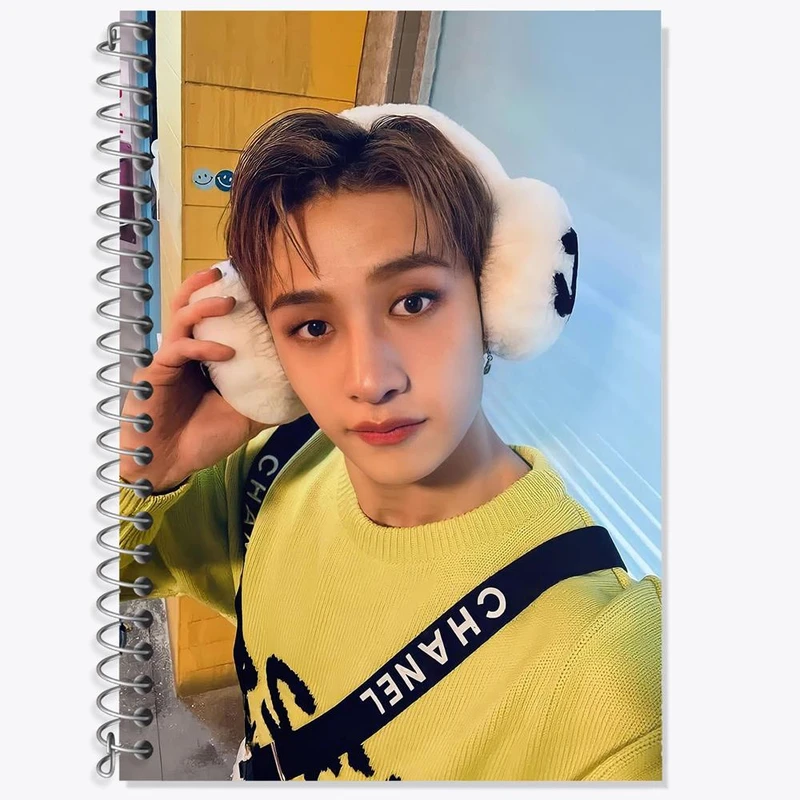 دفتر زبان 50 برگ خندالو مدل دو خط طرح بنگ چان گروه استری کیدز Stary Kids کد 16930