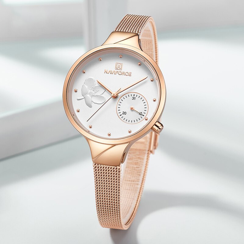 ساعت مچی عقربه ای زنانه نیوی فورس مدل NF 5001