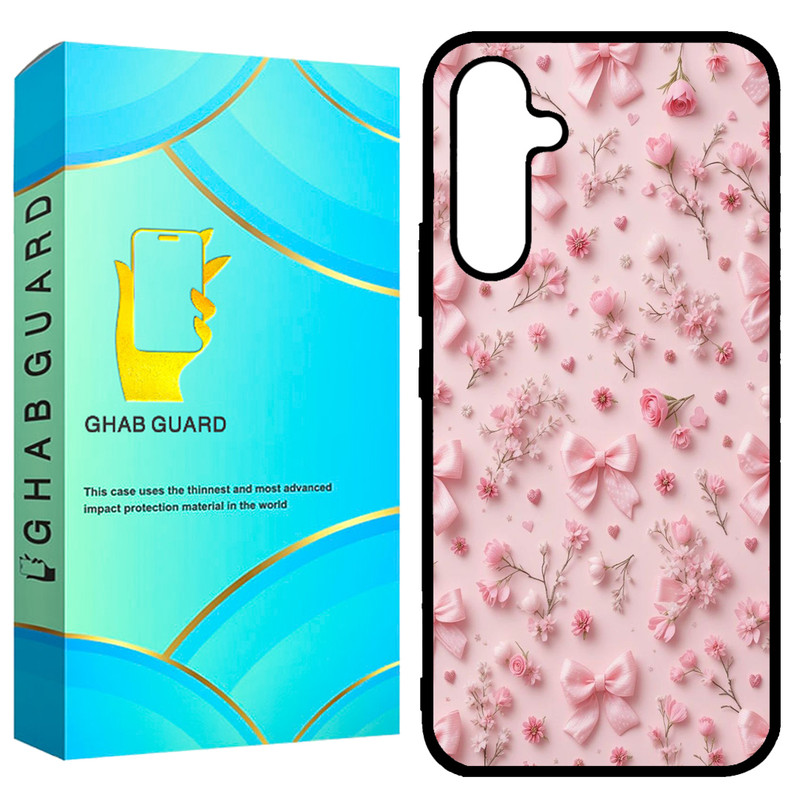 کاور قاب گارد طرح گل و پاپیون مدل GCHPA54 مناسب برای گوشی موبایل سامسونگ  Galaxy A54 5G