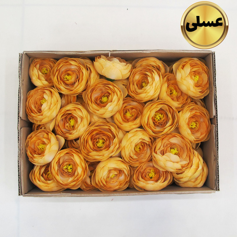 گل مصنوعی مدل سرگل نسترن متوسط بسته 75 عددی