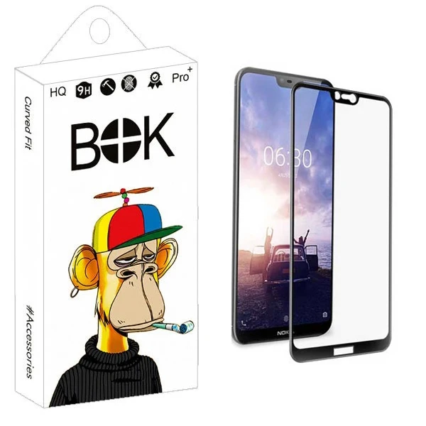 محافظ صفحه نمایش بوک مدل Clear Full مناسب برای گوشی موبایل نوکیا 6.1 Plus