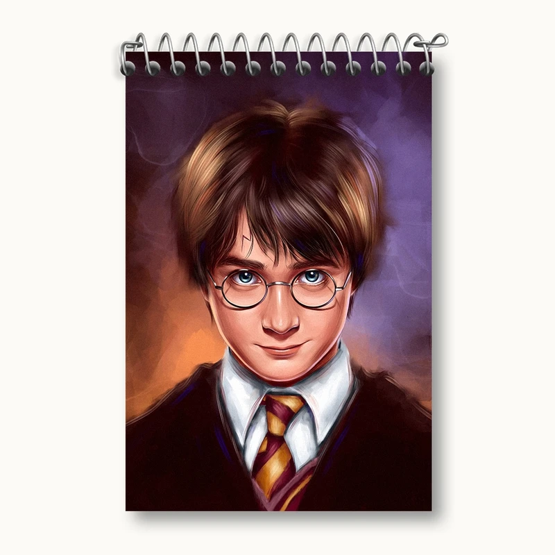 دفتر یادداشت 50 برگ خندالو مدل هری پاتر (Harry Potter) کد F852