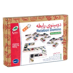 بازی فکری  صنایع آموزشی مدل دومینو رابطه کد 01