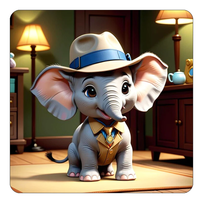 مگنت کاکتی طرح حیوانات کارتونی مدل mp28375