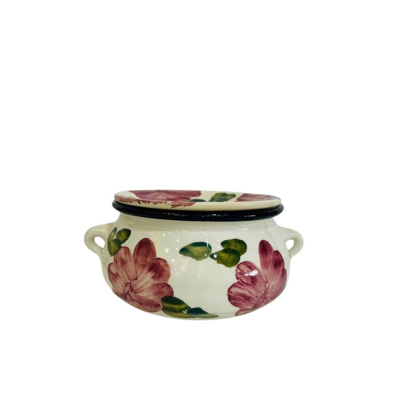 قابلمه سرامیکی مدل گلهای بهاری کد 2