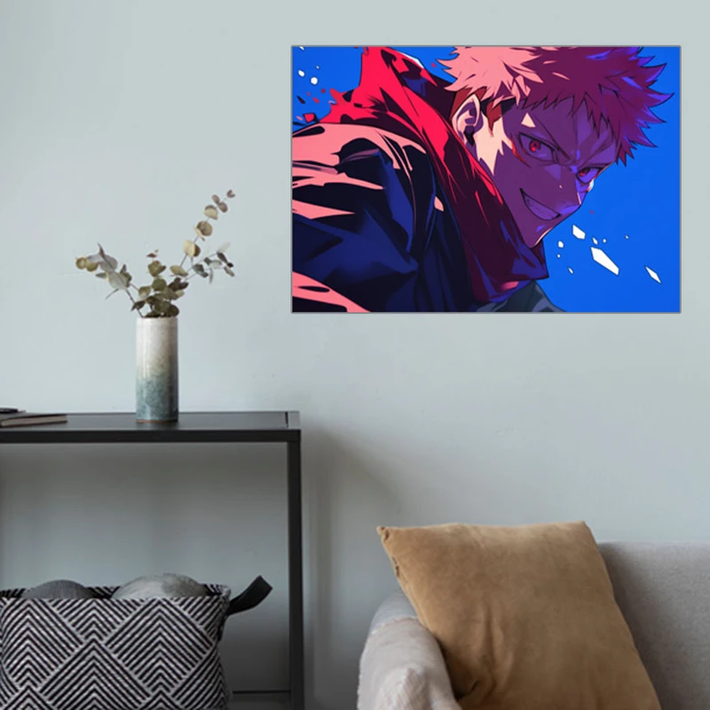 پوستر گوفی مدل ایتادوری یوجی انیمه جوجوتسو کایسن طرح Itadori Yuji Jujutsu Kaisen Anime JJK کد EPIC66