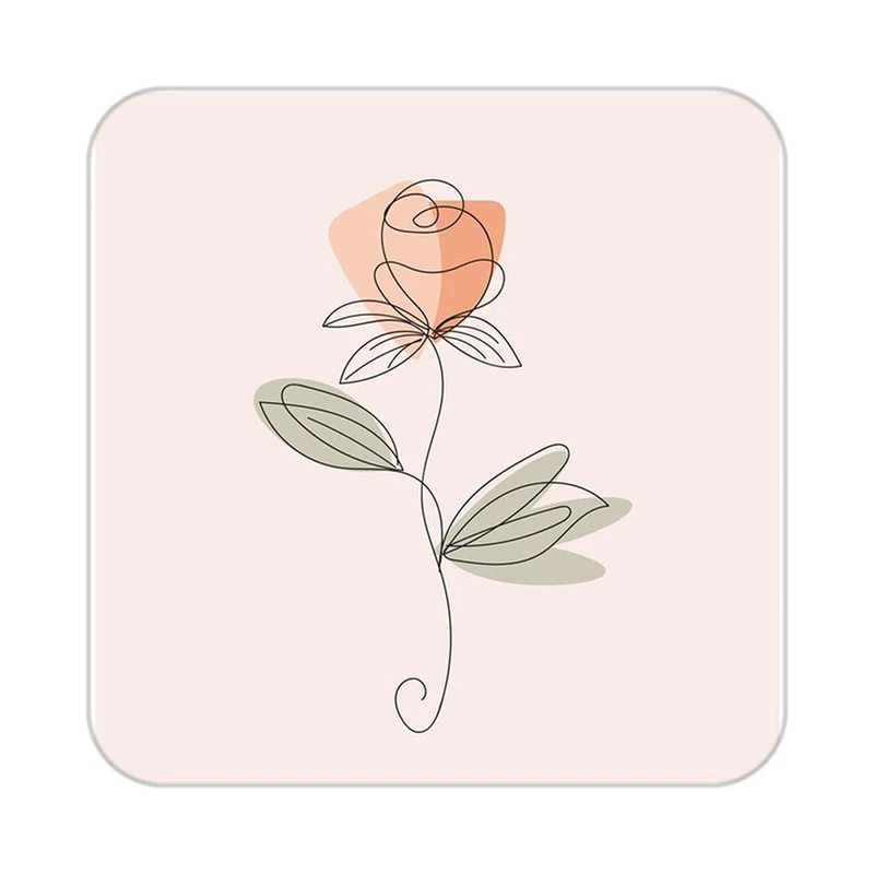 زیر لیوانی کاکتی طرح عاشقانه مدل mp40844