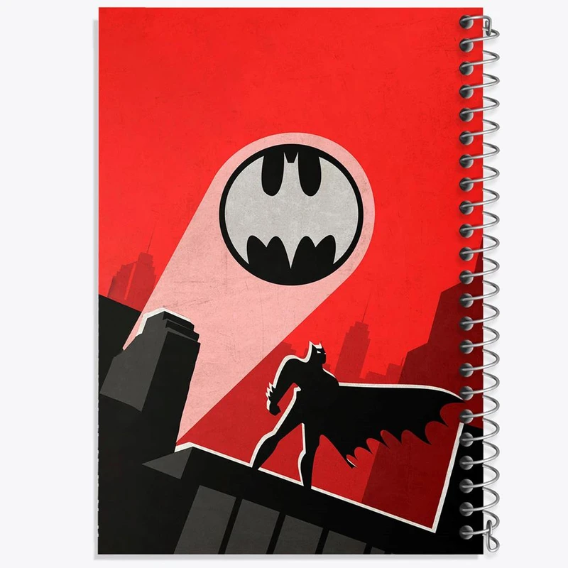 دفتر ژورنال نویسی 50 برگ خندالو مدل نقطه ای طرح بتمن Batman کد 24268