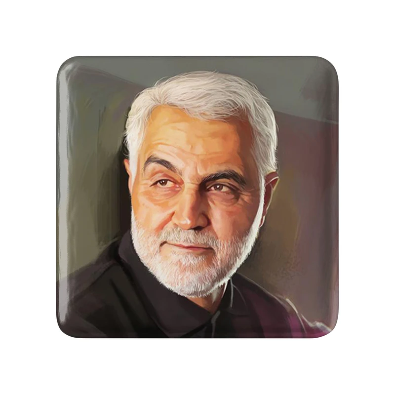 مگنت خندالو طرح سردار قاسم سلیمانی کد 12608