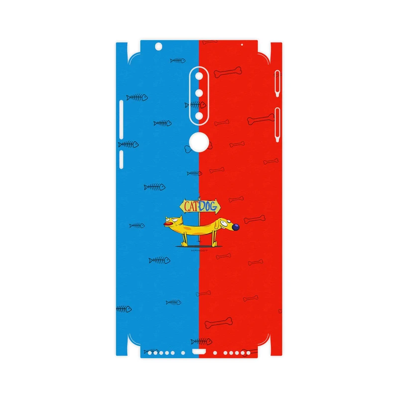 برچسب پوششی ماهوت مدل CatDog-FullSkin مناسب برای گوشی موبایل نوکیا 3.1 Plus