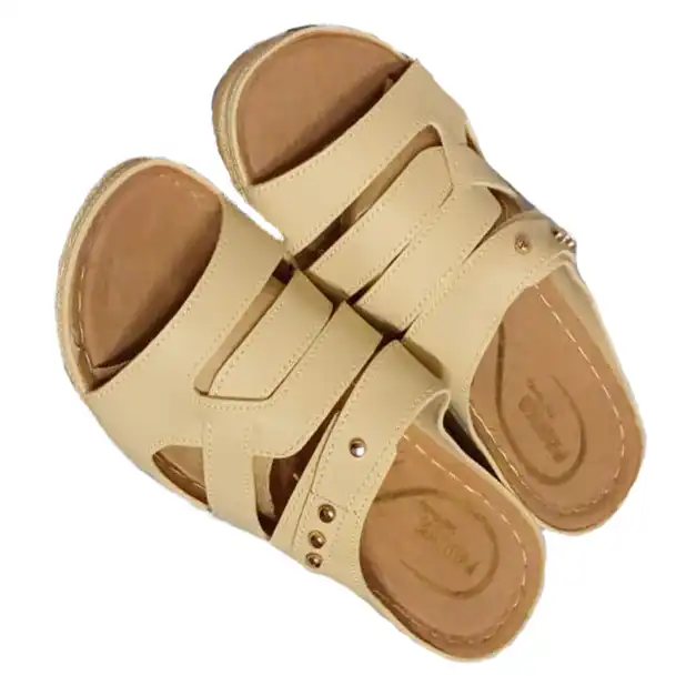 دمپایی زنانه مدل طبی دوردوخت پانیکا مدل N3